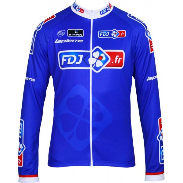 FRANCAISE DES JEUX (FDJ)-TOUR 2013 Radsport-Profi-Team-Langarmtrikot