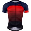ASCENT Aero Radtrikot kurzarm blau/rot