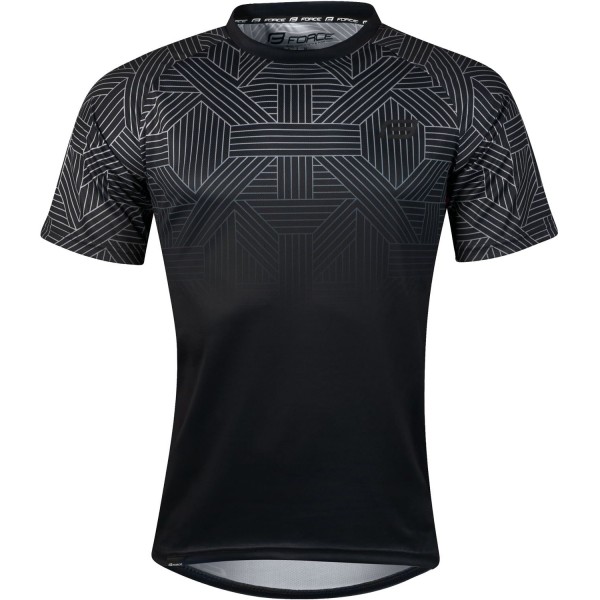 CITY Radtrikot kurzarm schwarz