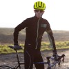 FROST Softshell Fahrradjacke schwarz/grau