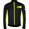 FROST Softshell Fahrradjacke schwarz/neongelb