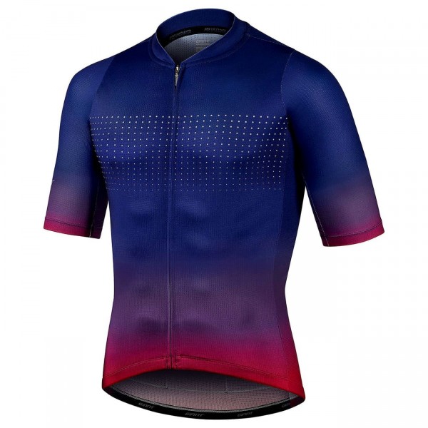 PODIUM Radtrikot kurzarm blau