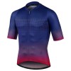 PODIUM Radsport-Set (Radtrikot kurzarm+Trägerhose kurz) blau/schwarz