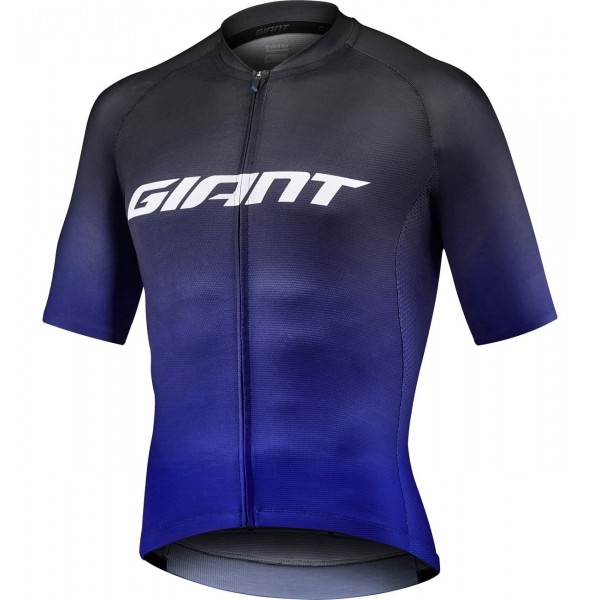 RACE DAY Radtrikot kurzarm schwarz/blau
