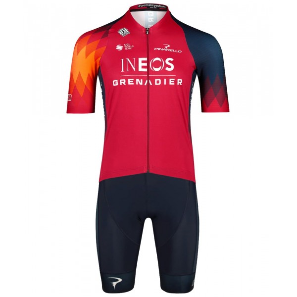 INEOS GRENADIERS 2023 Set (ICON Radtrikot+ICON Trägerhose)-Radsport-Profi-Team