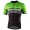 BORGO B Radtrikot kurzarm schwarz/grün