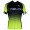 BORGO C Radtrikot kurzarm schwarz/neongelb