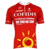 Cofidis 2008 Kurzarmtrikot mit kurzem Reißverschluss