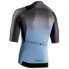 Ergo Fit Jersey Radtrikot kurzarm grau/blau