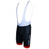 Radsport-Set (Radtrikot FLAG+Trägerhose FIREBALL) schwarz/rot
