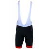 Radsport-Set (Radtrikot FLAG+Trägerhose FIREBALL) schwarz/rot