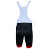 Radsport-Set (Radtrikot FLAG+Trägerhose FIREBALL) schwarz/rot