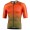 New Ergo Fit Radtrikot kurzarm orange/grün