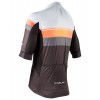New Speed Radtrikot kurzarm grau/orange/weiß