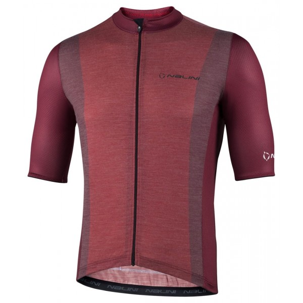 New Wool Radtrikot kurzarm rot