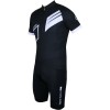 Radsport-Set (Radtrikot Blade Jersey+Trägerhose Cocis 2) schwarz/weiß