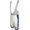 Trägerhose weiß-FRANCAISE DES JEUX (FDJ)-BIG MAT 2012 Radsport-Profi-Team