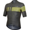 Pixel Super Light Radtrikot kurzarm grau/neongelb