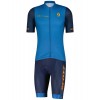RC TEAM 10 Radtrikot kurzarm blau/orange