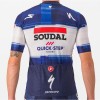 Soudal Quick-Step 2023 Set (Competizione Radtrikot+Competizione Trägerhose)-Radsport-Profi-Team