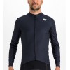 Checkmate Thermal Radtrikot langarm schwarz/blau