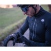 GTS SOFTSHELL Fahrrad Winterjacke schwarz