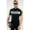 LUCSTER Radtrikot kurzarm schwarz/neongelb