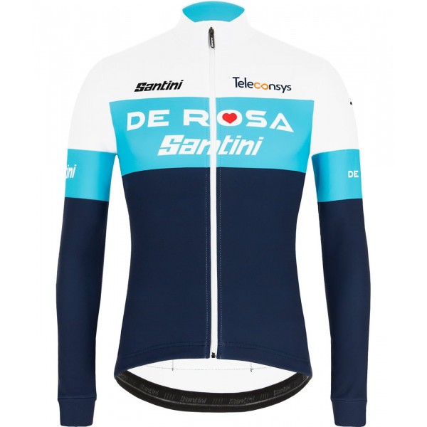 Team De Rosa 2021 Radtrikot langarm-Radsport-Profi-Team