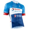 Team Total Direct Energy 2019 Radtrikot kurzarm (langer Reißverschluss) Radsport-Profi-Team