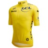 Übergröße Tour de France 2023 gelbes Trikot (maillot jaune, Gesamtführender) Radtrikot kurzarm