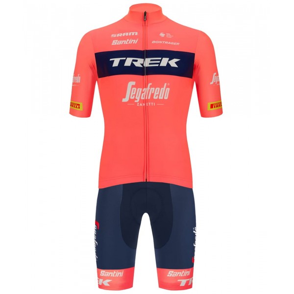 TREK-SEGAFREDO 2023 training edition Set (Radtrikot+Trägerhose)-Radsport-Profi-Team