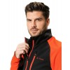 POSTA SOFTSHELL JACKET Fahrradjacke orange/schwarz