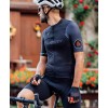 CYCLING CLUB Radtrikot kurzarm schwarz