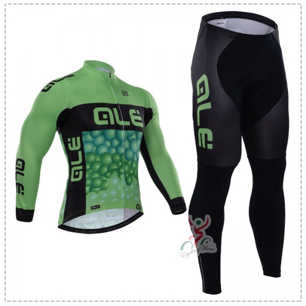 2015 ALE giordana Fahrradbekleidung Radtrikot Satz Langarm und Lange Fahrradhose