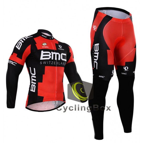 2015 BMC Fahrradbekleidung Radtrikot Satz Langarm und Lange Fahrradhose