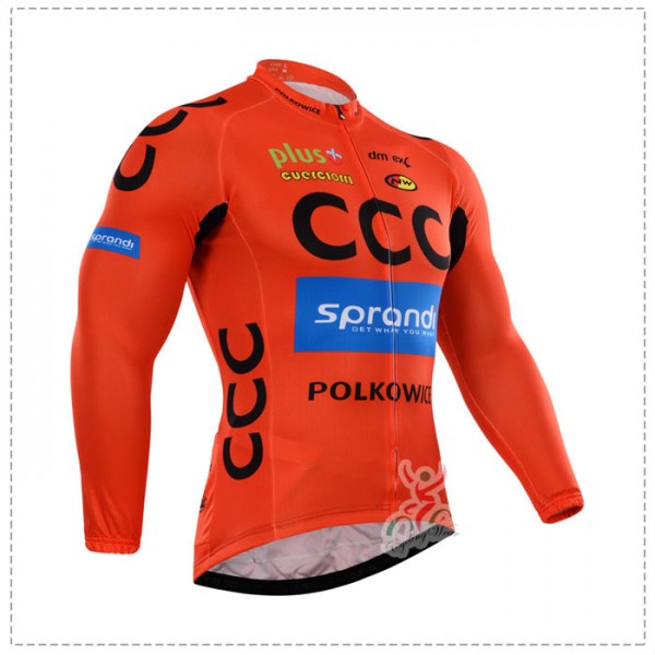 2015 CCC Fahrradtrikot Langarm