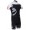 2015 Cervelo fahrradbekleidung Satz Radtrikot Kurzarm grau schwarz und Kurz Radhose