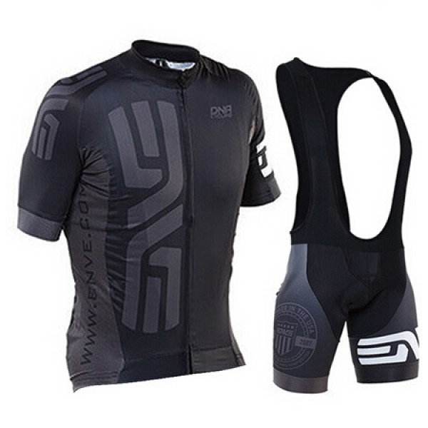 2015 ENVE DNA Fahrradbekleidung Satz Fahrradtrikot Kurzarm Trikot und Kurz Trägerhose schwarz