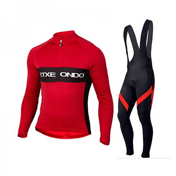 2015 Etxeondo Konbi Fahrradbekleidung Radtrikot Satz Langarm und Lange Trägerhose