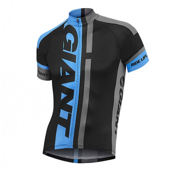 2015 Giant blau schwarz Radtrikot Kurzarm