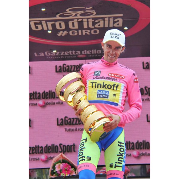 2015 Giro d'Italia Saxo bank tinkoff Fahrradbekleidung Radtrikot Satz Langarm und Lange Trägerhose