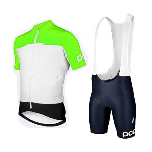 POC 2015 Fahrradbekleidung Satz Fahrradtrikot Kurzarm Trikot und Kurz Trägerhose P001