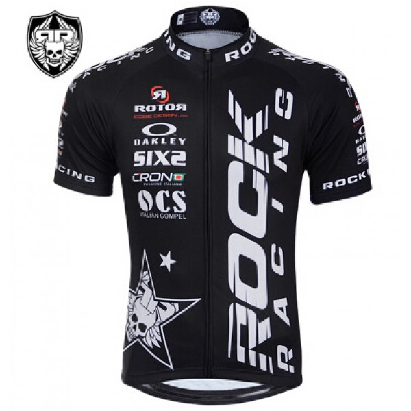 2015 Rock Racing Radtrikot Kurzarm schwarz