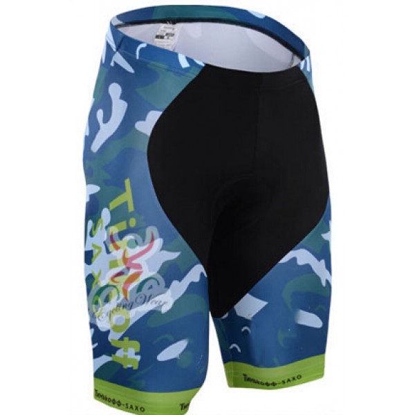2015 Tinkoff Saxo Bank Camouflage Blau Kurz Radhose