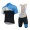 2015 Tinkoff Saxo Fahrradbekleidung Satz Fahrradtrikot Kurzarm Trikot und Kurz Trägerhose blau