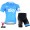 2015 Sky Maillot Cyclisme Courte Blau und Kurz Radhose
