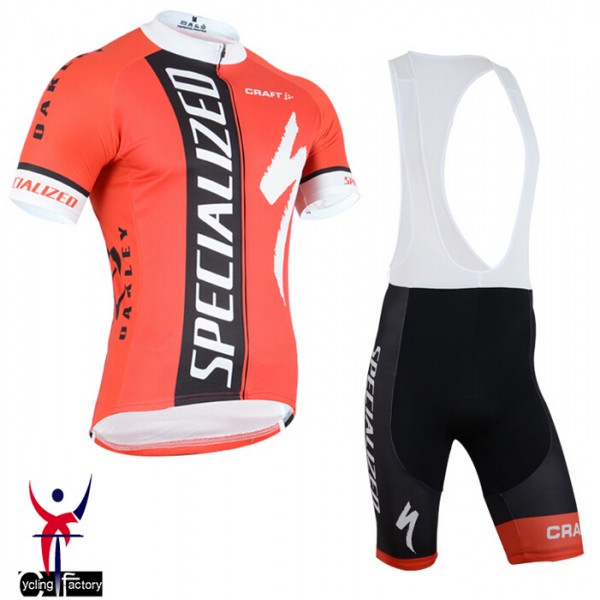 2015 Specialized Fahrradbekleidung Satz Fahrradtrikot Kurzarm Trikot und Kurz Trägerhose