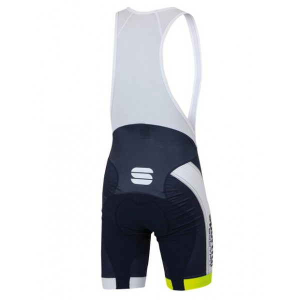 2015 Sportful Schwarz Weiß Grün Kurz Trägerhose