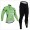 2015 Tour de France vert Fahrradbekleidung Radtrikot Satz Langarm und Lange Fahrradhose