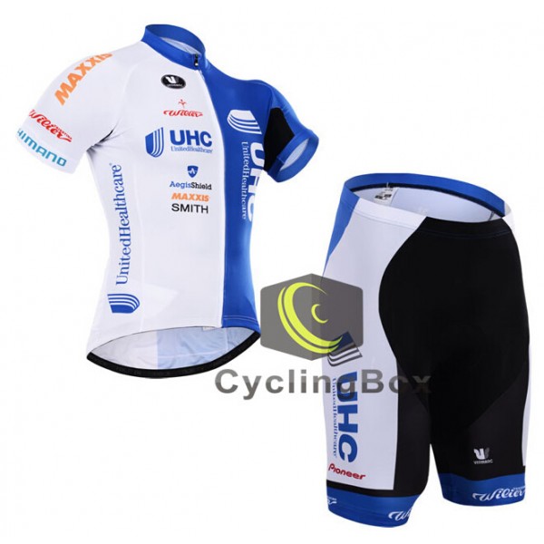 2015 UHC Radbekleidung Radtrikot Kurzarm und Fahrradhosen Kurz